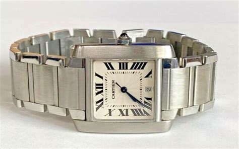 cartier stainless steel water resistant 3atm swiss made
